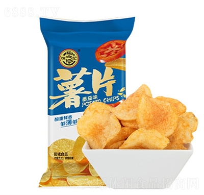 徐福記薯片混合味薄脆片網紅零食膨化休閑食品袋裝